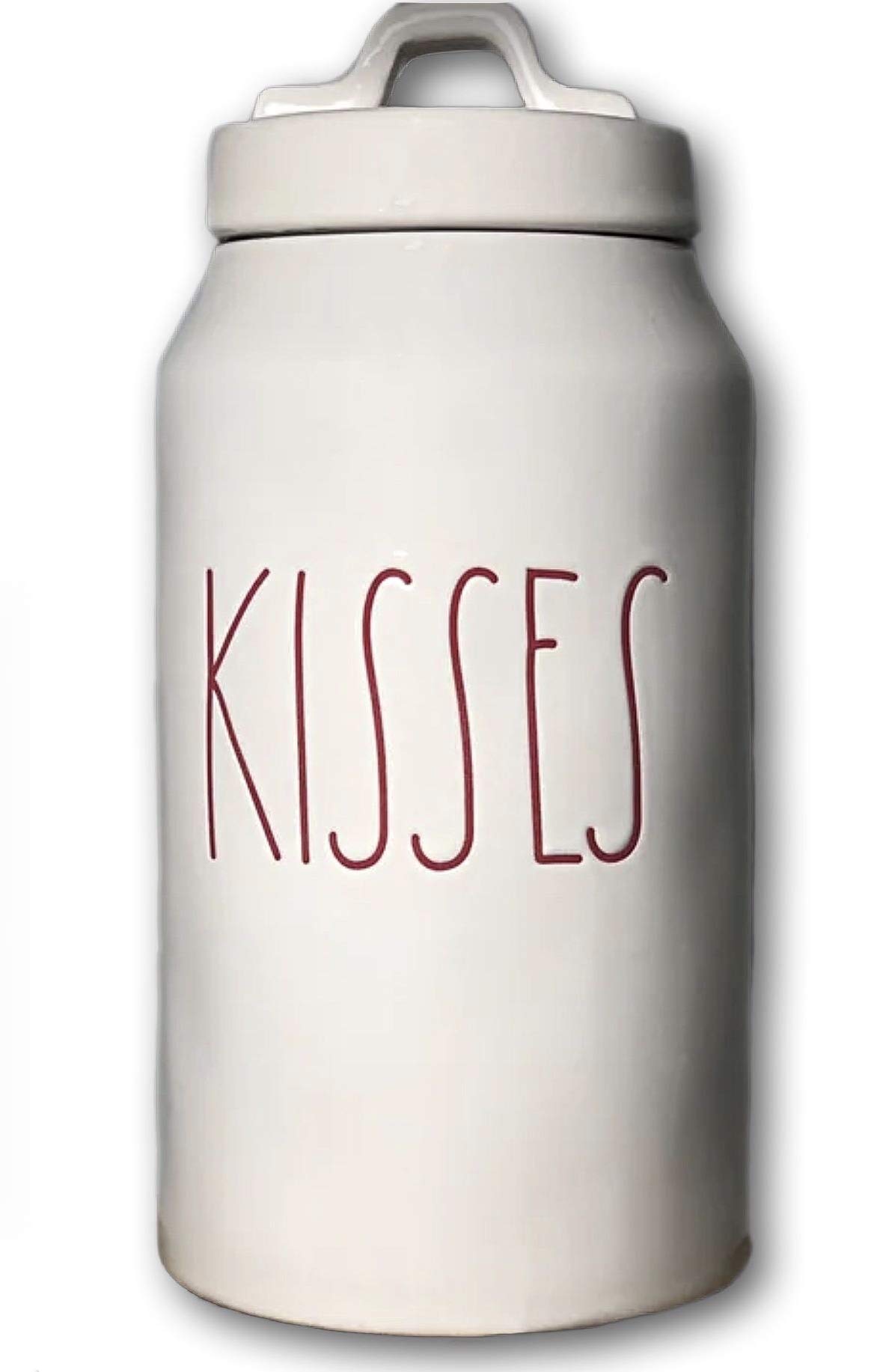 RAE DUNN  キャニスター Amazon.co.jp: Rae Dunn Kissses キャニスター / 容器 マゼンタ